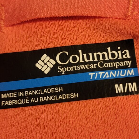 Columbia hooded running top-Orange, Size M - Picture 3 of 5